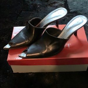 Cute Italian in Italy black mules